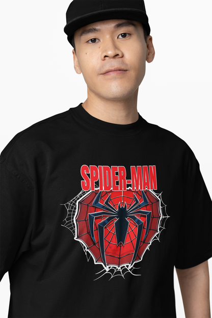 Spider-Verse Power Oversized T-Shirt Bold Comic Streetwear