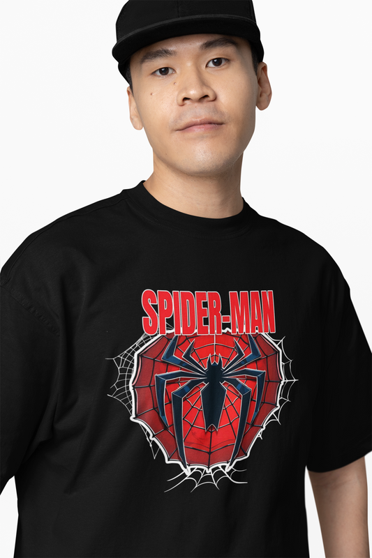 Spider-Verse Power Oversized T-Shirt Bold Comic Streetwear