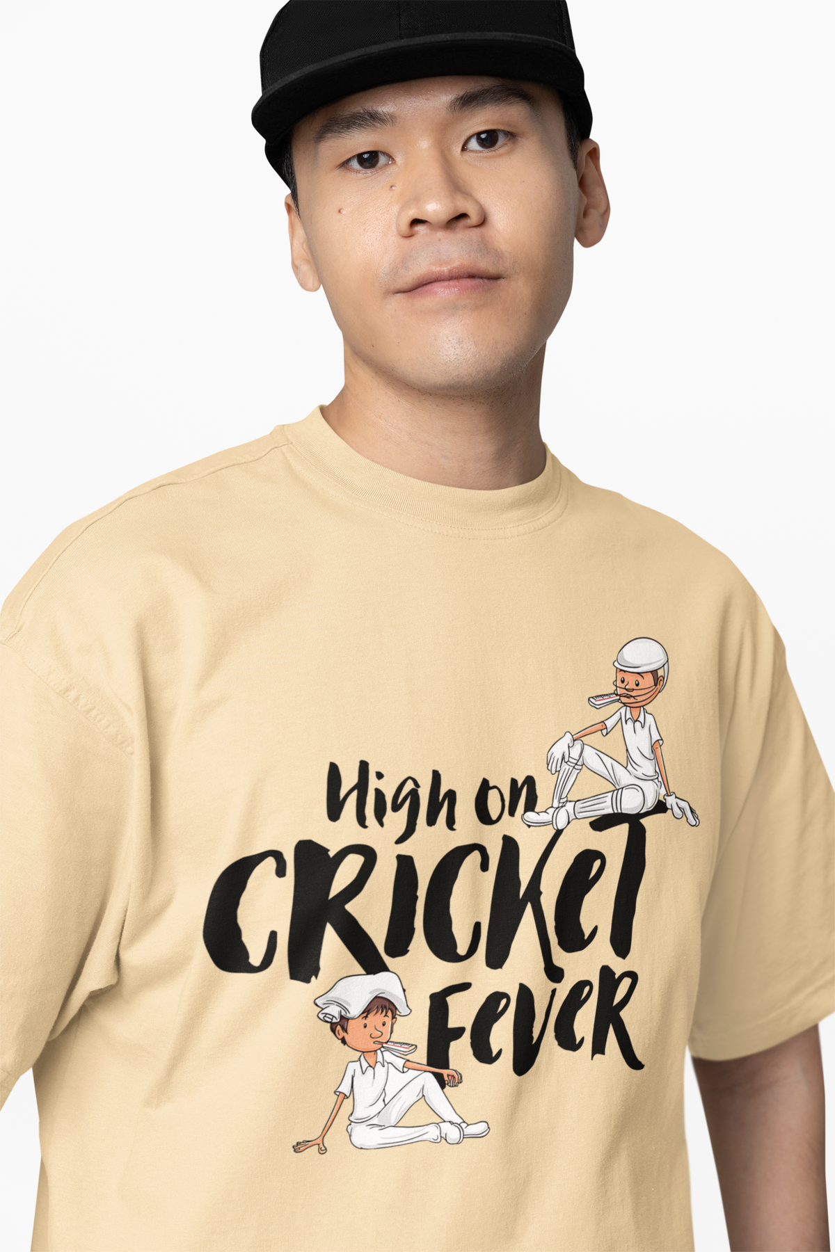 Cricket Fever Oversized T-Shirts
