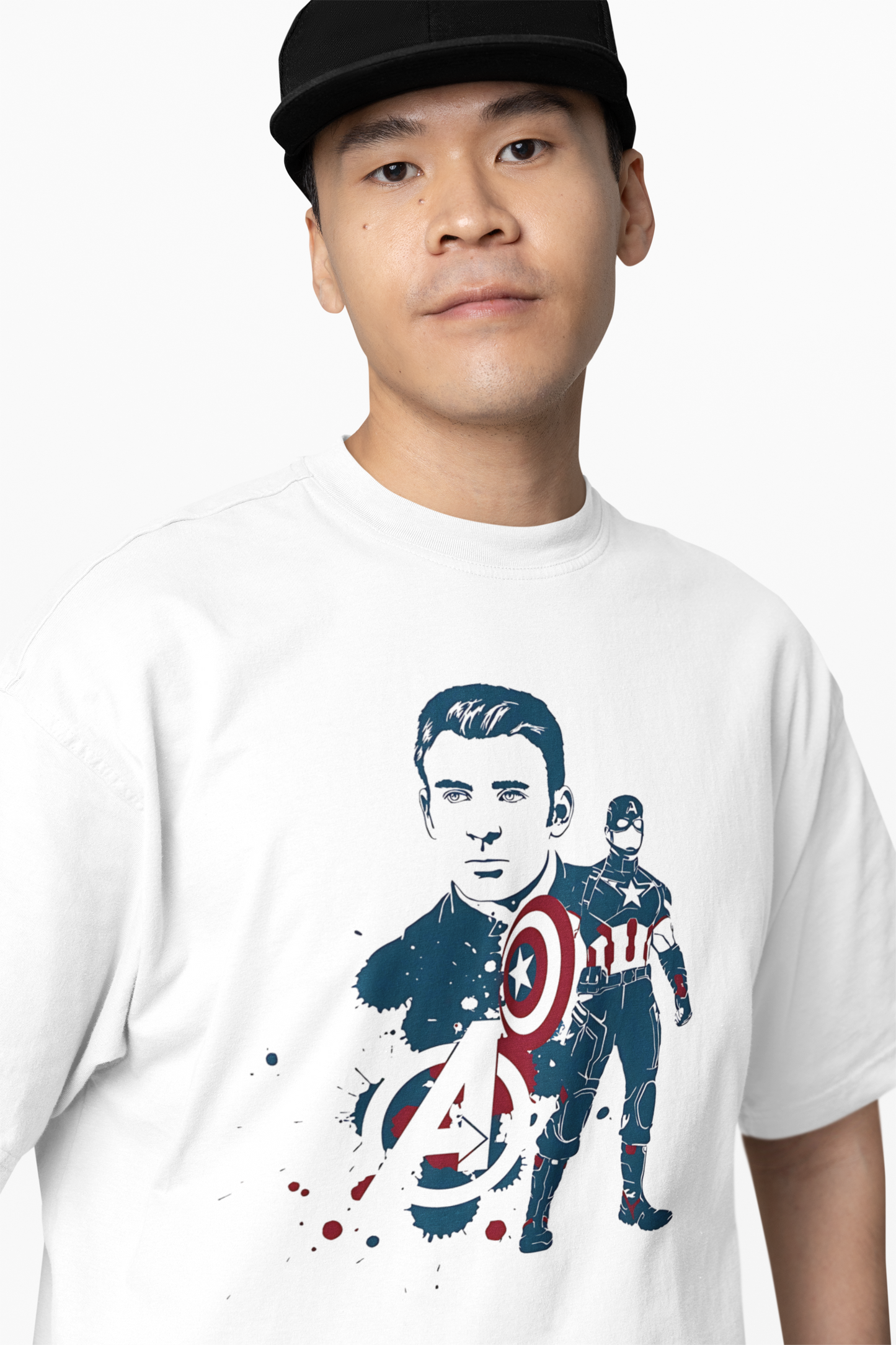 Captain America Oversized T-Shirt Premium Streetwear