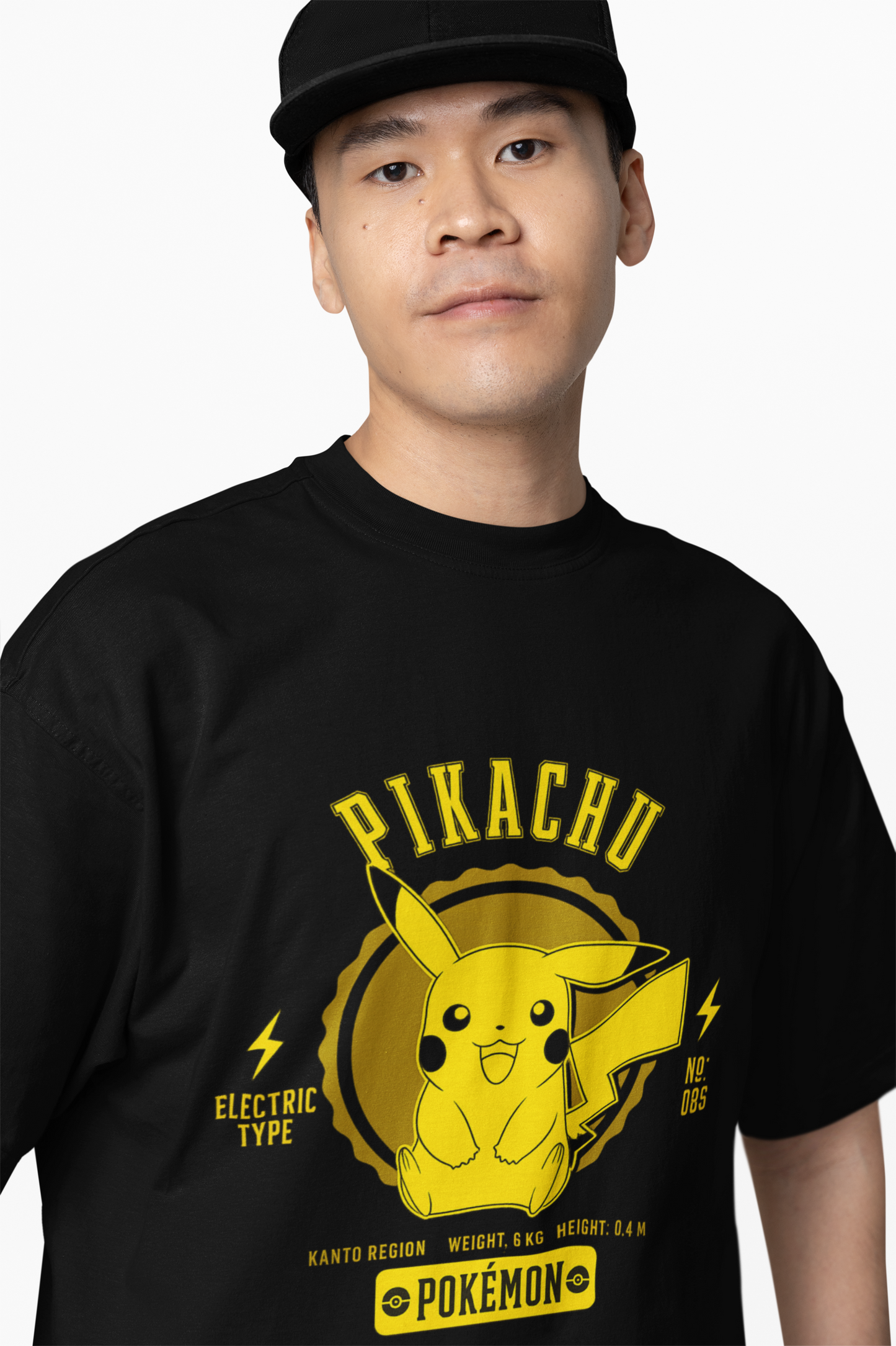 Electric Type Oversized T-Shirts Bold & Trendy Graphic Tee