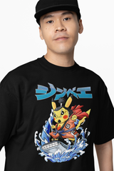 Pikachu Jinbe Oversized T-Shirts