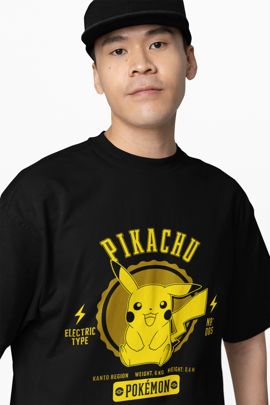 Electric Type Oversized T-Shirts Bold & Trendy Graphic Tee