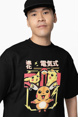 Evolution Pokemon Oversized T-Shirts