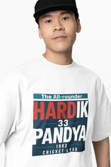 Hardikpandya Star Oversized T-Shirts