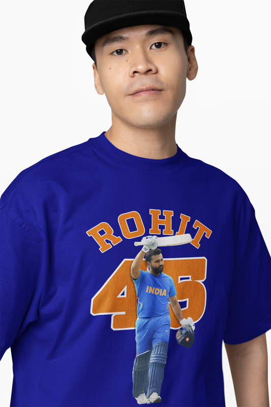 Rohit 45 Oversized T-Shirts for Stylish Cricket Fan Outfits