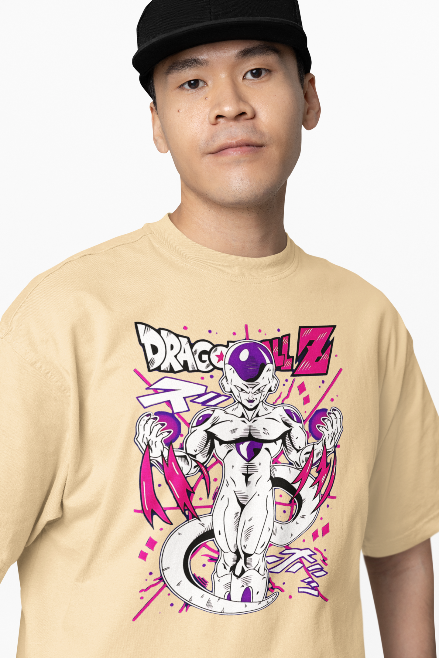 Frieza DragonBall Oversized T-Shirt Bold Anime Graphic Tee