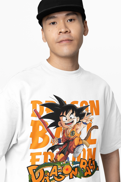 Son Goku Anime Oversized T-Shirt Dragon Ball Streetwear Tee