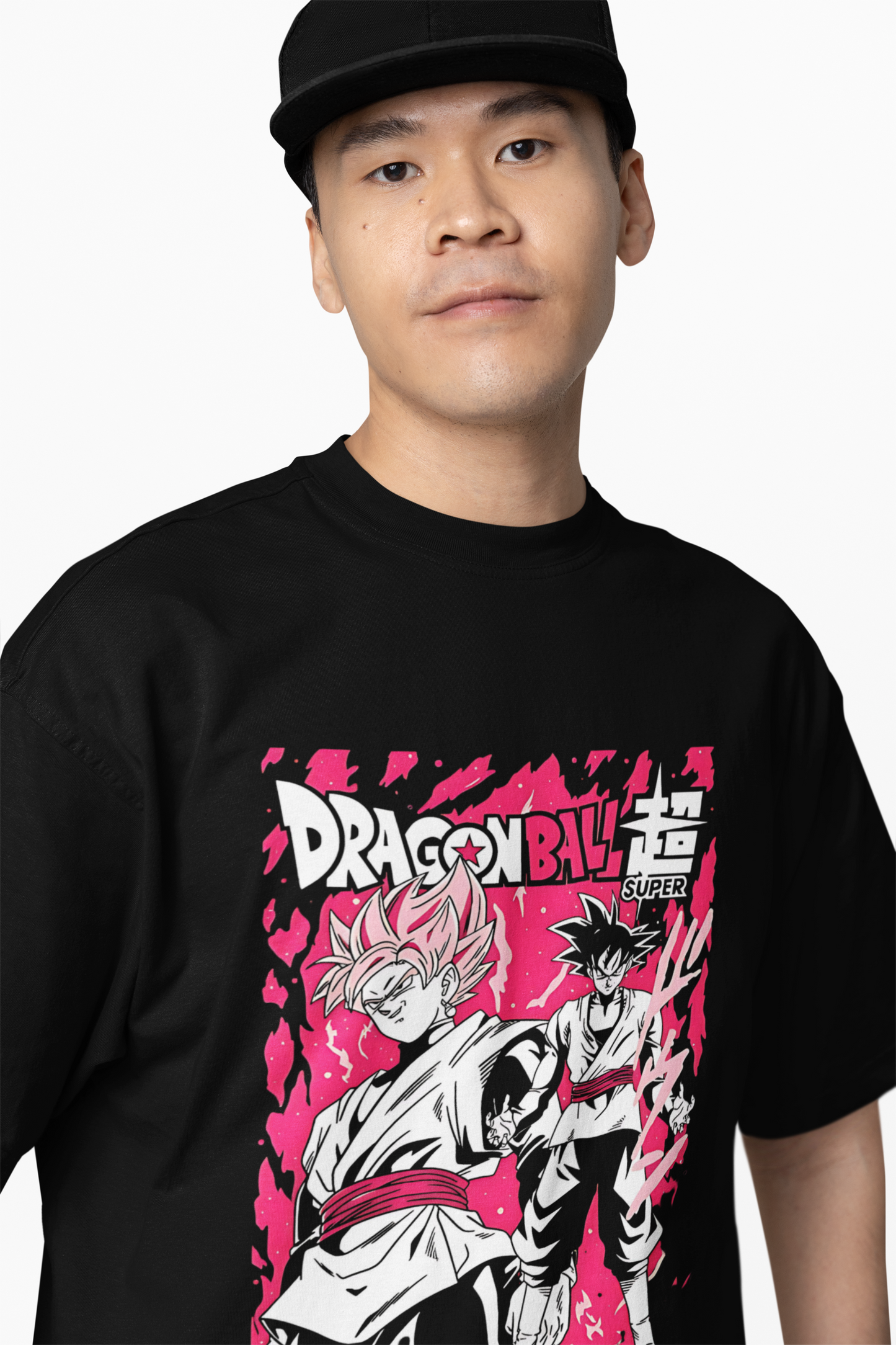 SS2 Oversized T-Shirt – Super Saiyan 2 Inspired Anime Tee
