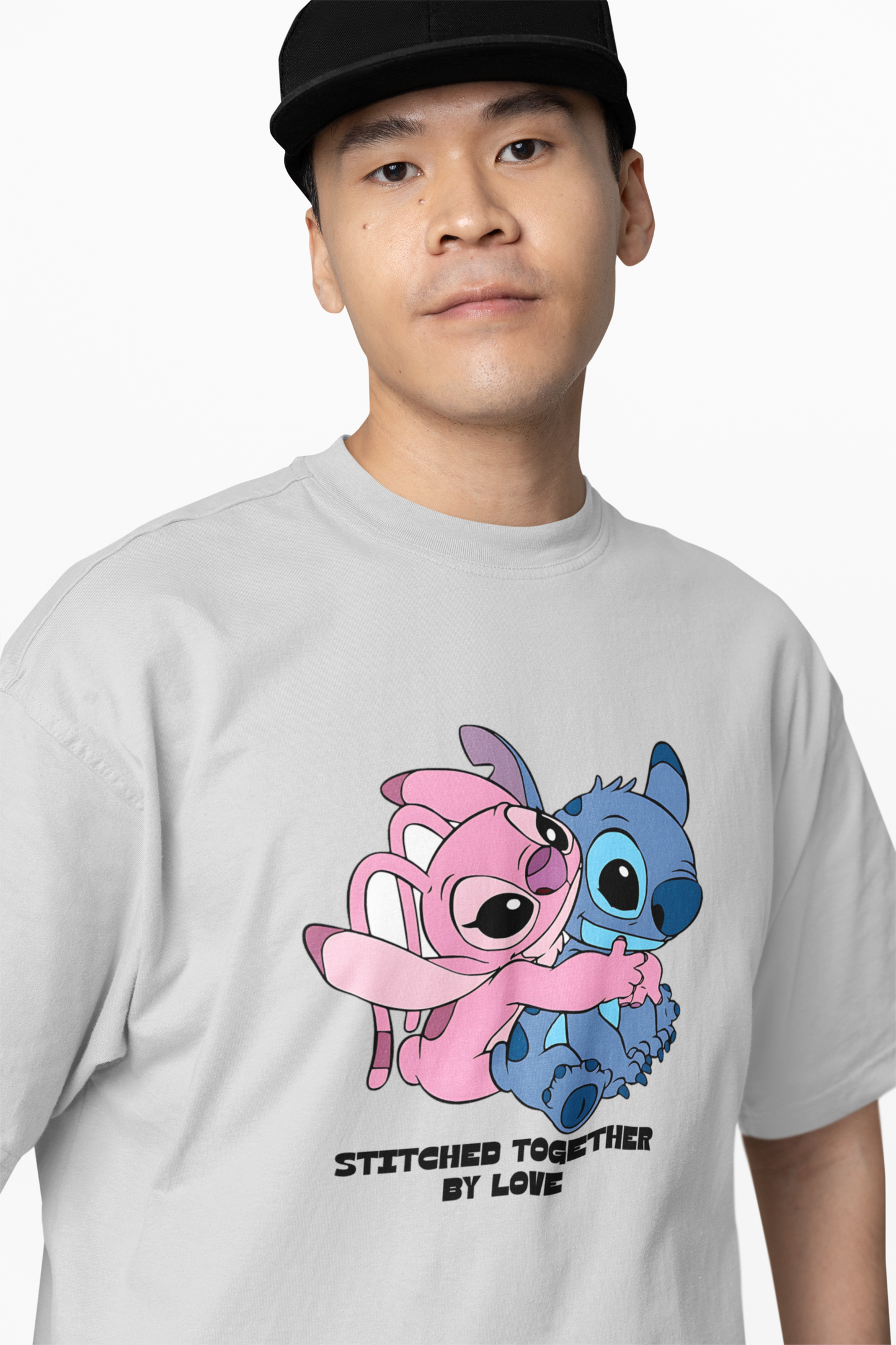 Together By Love Oversized T-Shirts for Romantic Casual Style