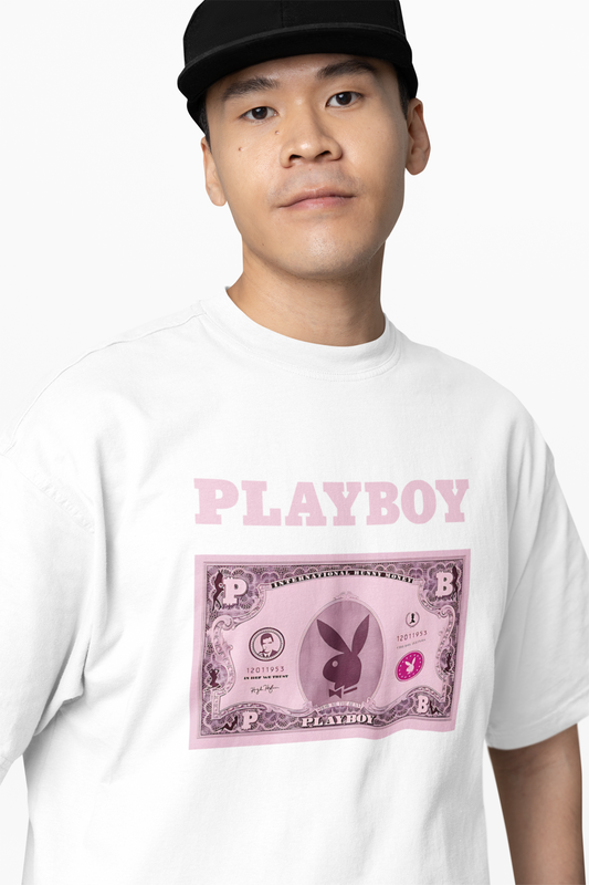 Playboy Money Oversized T-Shirt – Bold Streetwear Graphic Tee