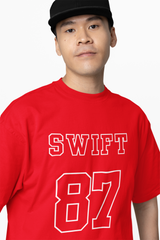 Taylor Swift's 87 Graphic Oversized T-Shirt