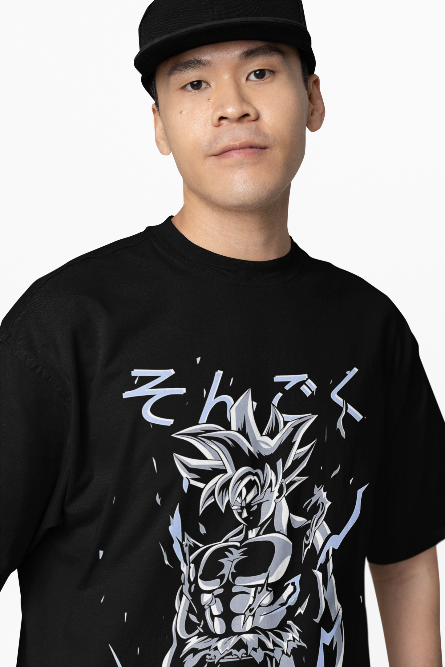 Eternal Warrior Goku Oversized T-Shirt Anime Streetwear