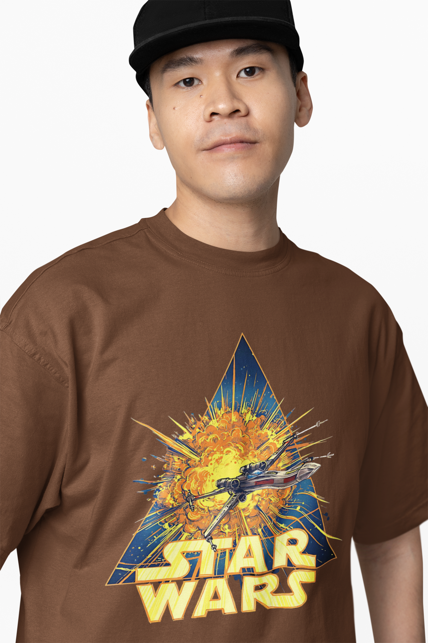 X-Wing Fighter Oversized T-Shirt for Sci-Fi Streetwear Style