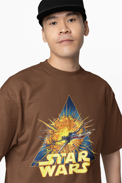 X-Wing Fighter Oversized T-Shirt for Sci-Fi Streetwear Style