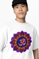 Mandala Om Oversized T-Shirts
