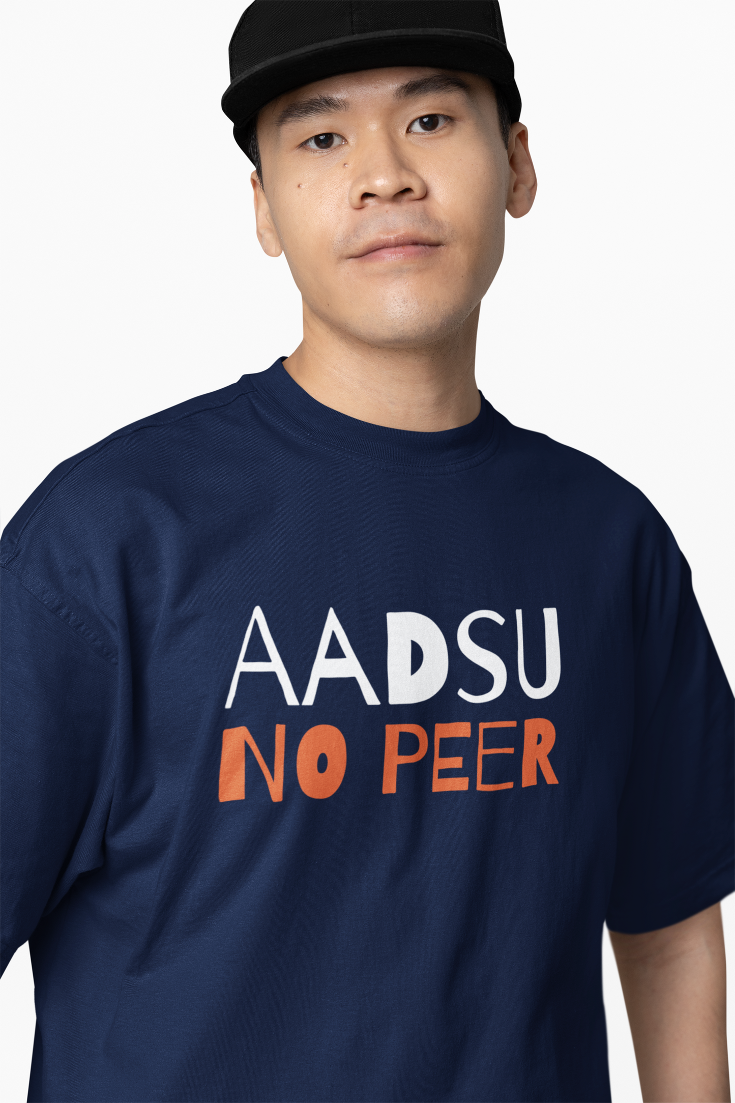 Aadsu No Peer Gujarati Oversized T-Shirt Trendy Style