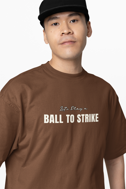 Bowling Game Oversized T-Shirt Strike Style Alley Kings