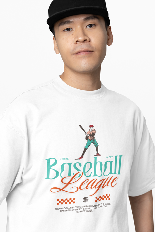 Baseball League Oversized T-Shirt