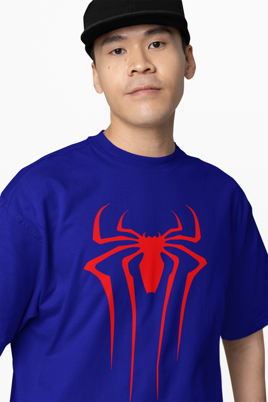 Scarlet Emblem Spider-Man Oversized T-Shirt Bold Marvel