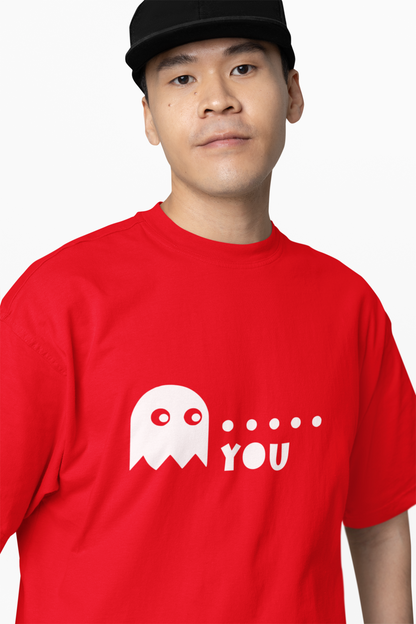 Ghost Graphic Oversized T-Shirts – Trendy Cartoon Style