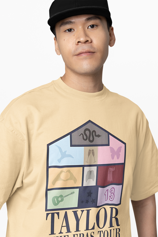 Taylor The Eras Tour Oversized T-Shirt Fan Streetwear Style