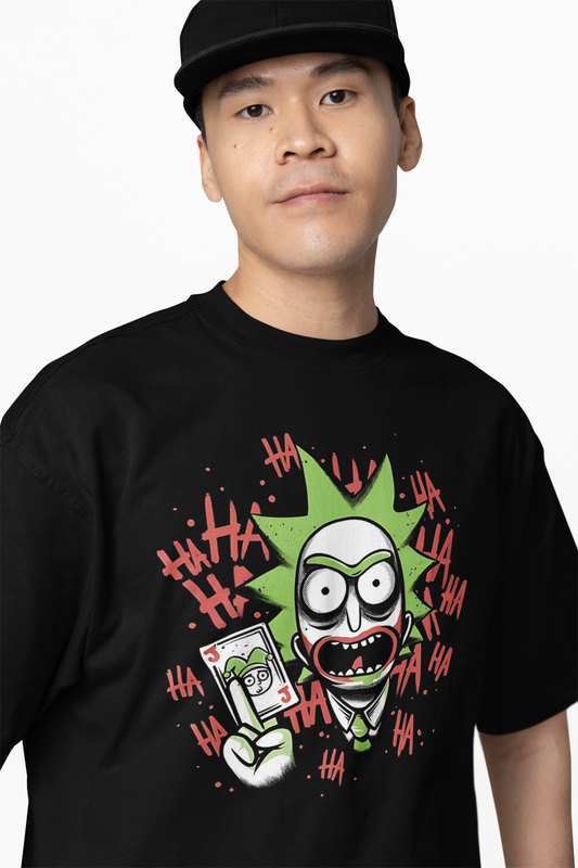 Joker Morty Oversized T-Shirts