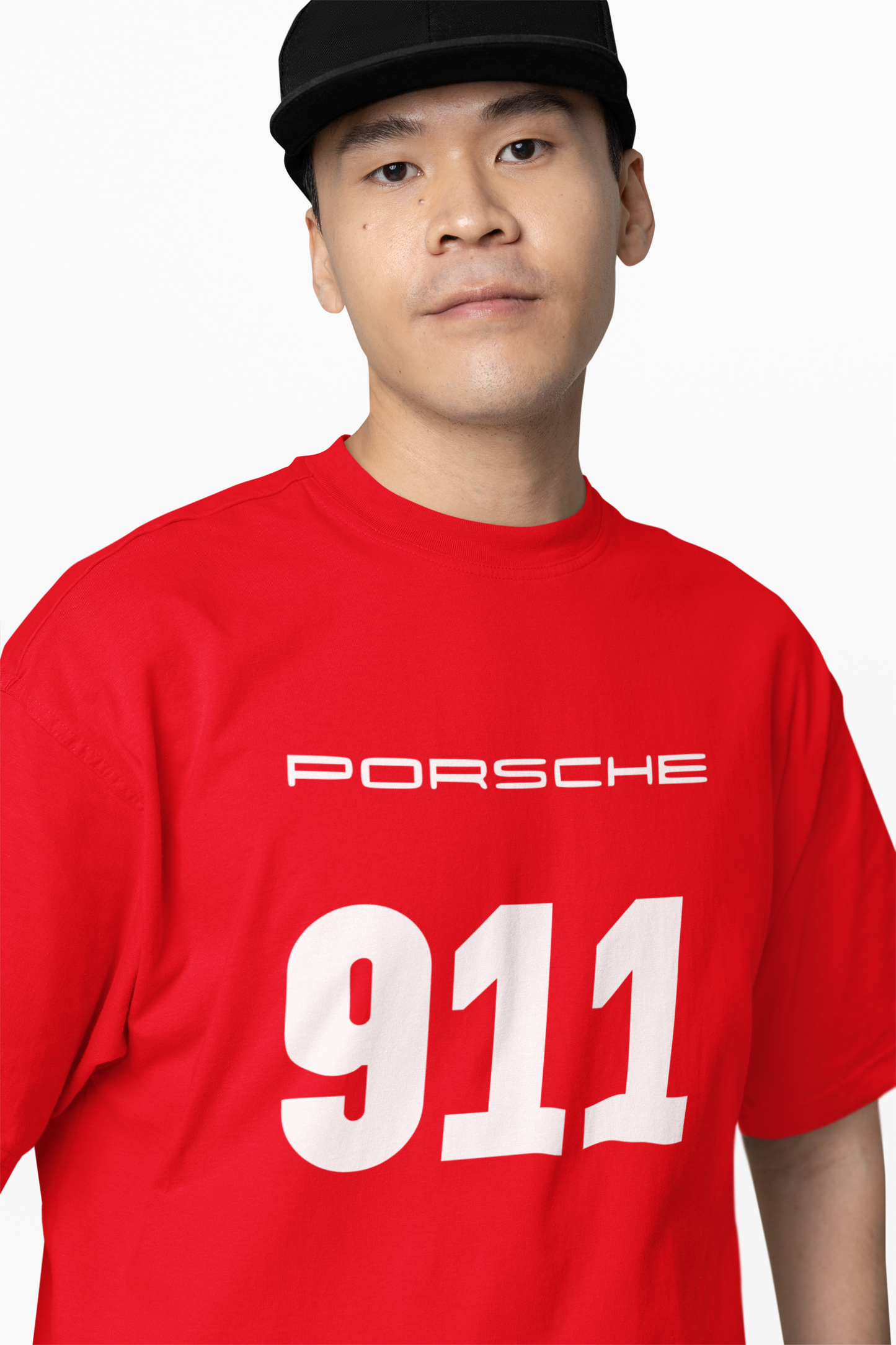 Porsche 911 Oversized T-Shirt for Racing Streetwear Style Tee