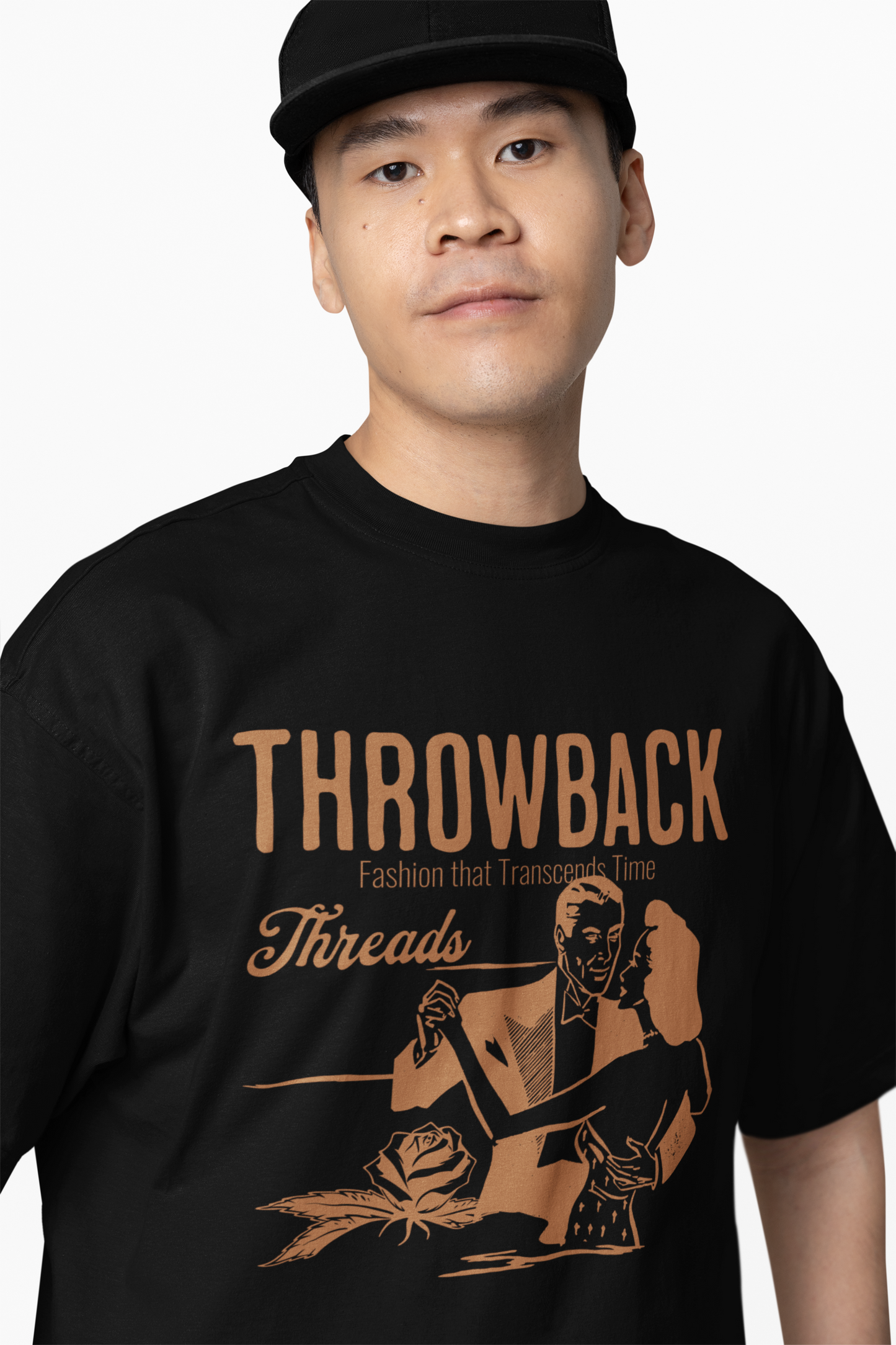 Throwback Oversized T-Shirt  Retro Inspired Streetwear Style