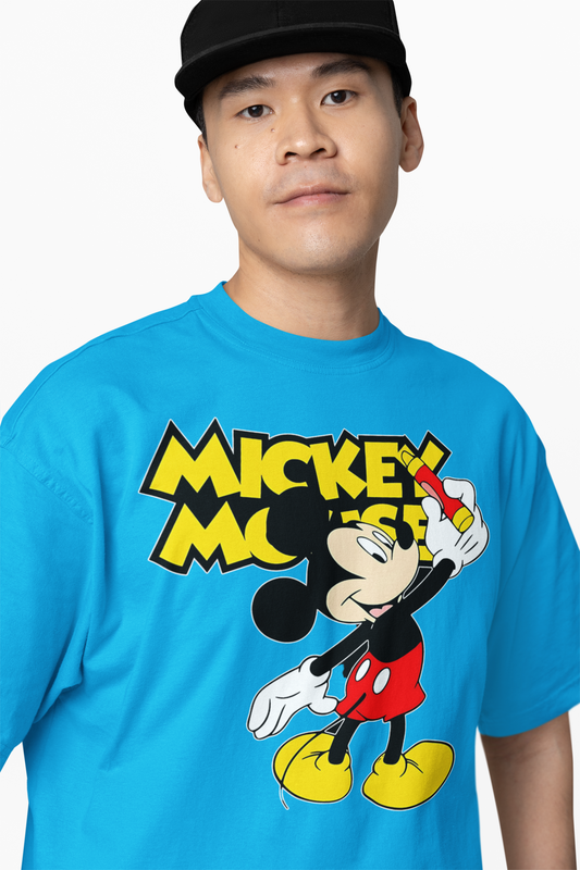 Mickey Friends Cartoon Oversized T-Shirts