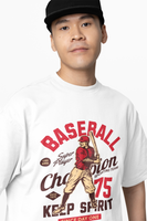Keep Spirit Oversized T-Shirt Streetwear Everyday Confidence