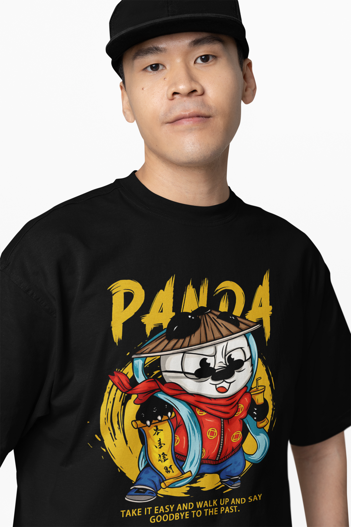 Dashing Panda Oversized T-Shirt