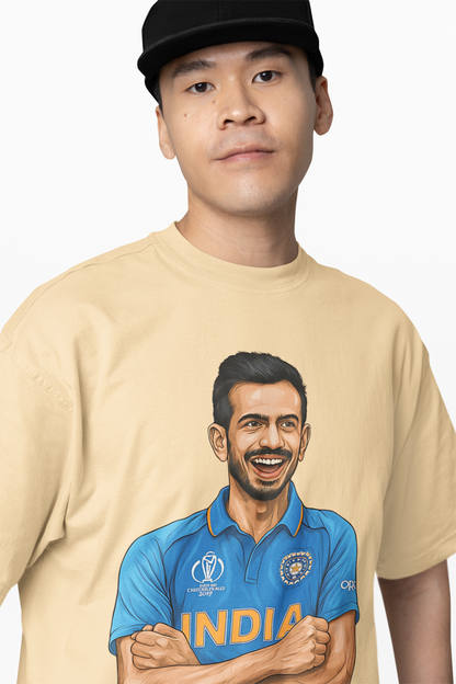 Chahal Spin Master Oversized T-Shirt Cricket King Style Tee