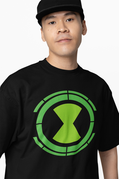 Ben 10 Alien Watch Oversized T-Shirts Cool Hero Streetwear