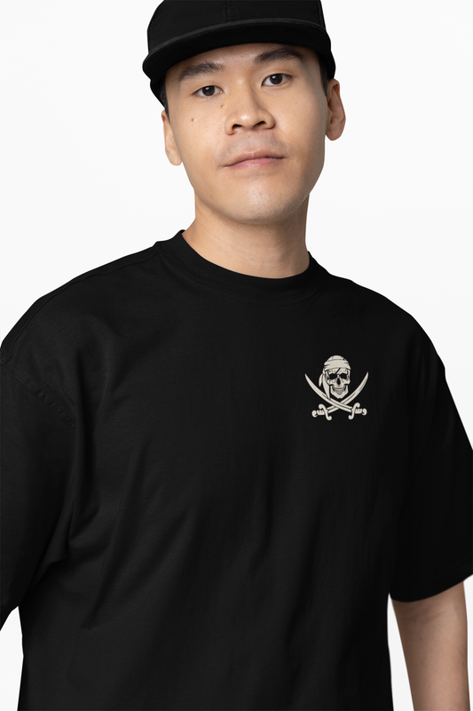 Pirate Bey Oversized T-Shirt Black – Bold Unisex Streetwear