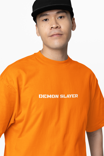 Kimetsu Oversized T-Shirt Trendy Casual Cotton Graphic Tee