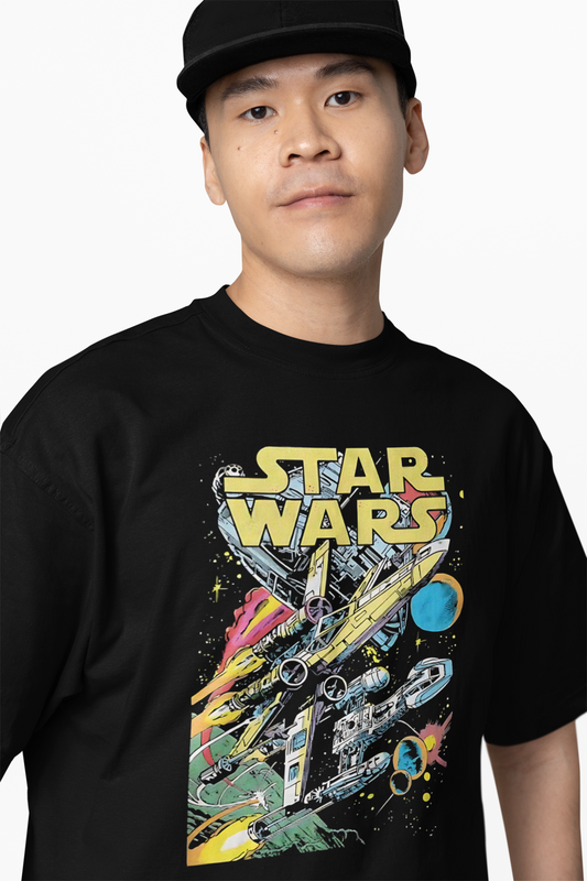 Star Wars Battle Oversized T-Shirts – Galactic Streetwear