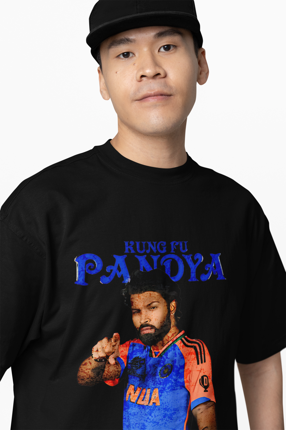 Indian Hardik Pandya Oversized T-Shirts