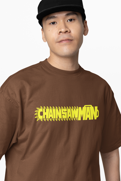 Buy Chainsaw Man Oversized T-Shirt Denji Anime Streetwear Tee