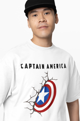 Captain Shield Oversized T-Shirts
