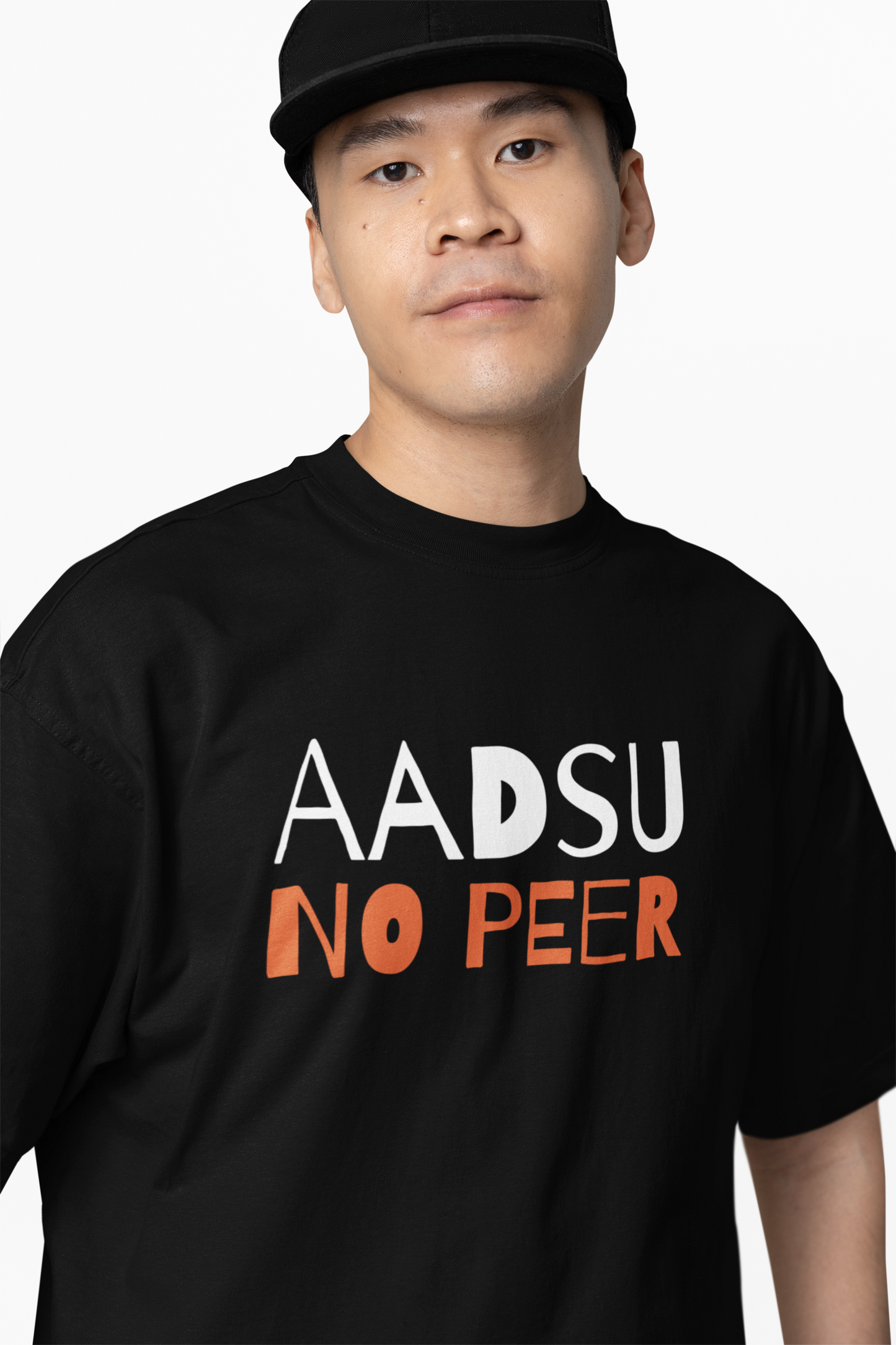 Aadsu No Peer Gujarati Oversized T-Shirt Trendy Style