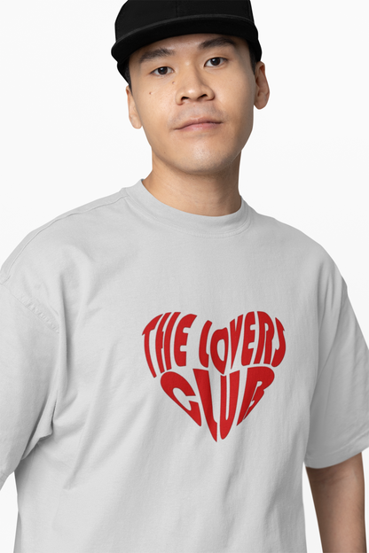 Lovers Club Oversized T-Shirts Bold Romantic Stylish Couples