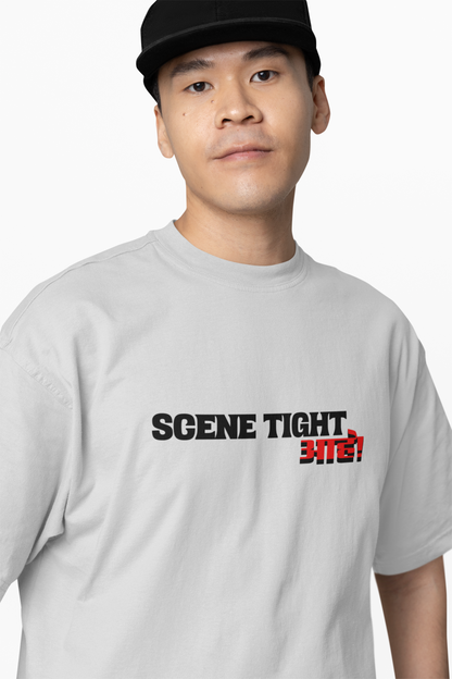 Scene Tight Aahe Marathi Oversized T-Shirt Trendy Streetwear