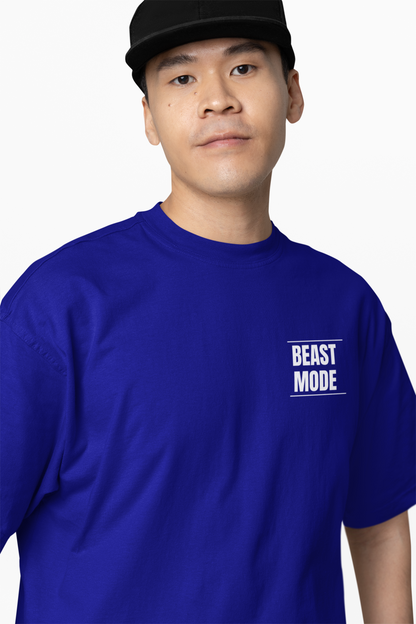 Beast Mode Oversized T-Shirt Bold & Comfortable Workout Tee