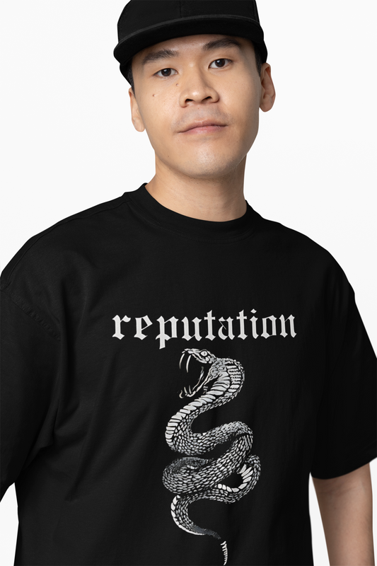 Reputation Graphic Oversized T-Shirt for Bold Streetwear