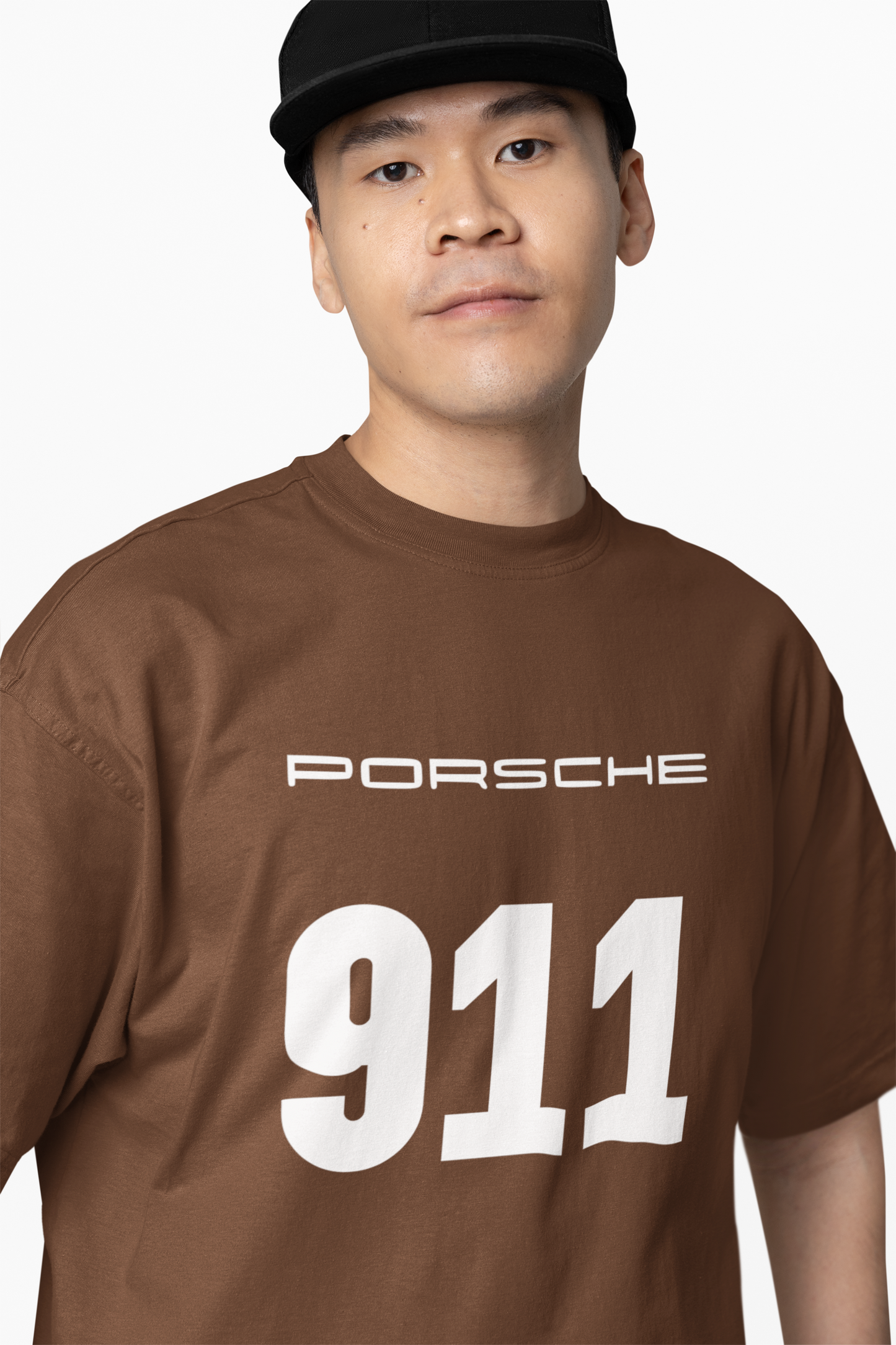 Porsche 911 Oversized T-Shirt for Racing Streetwear Style Tee