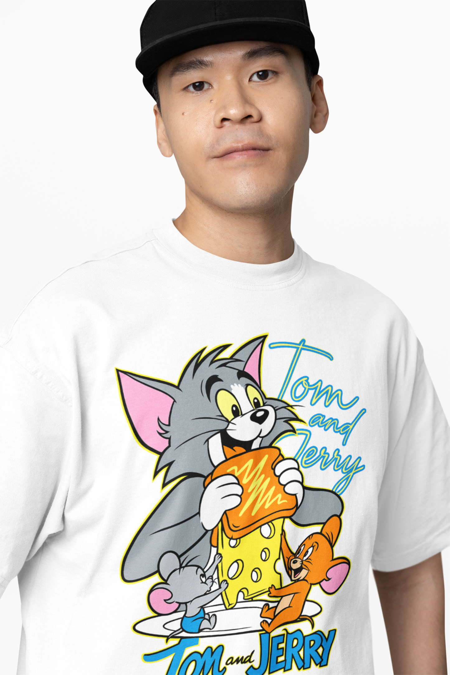 Tom And Jerry Fight Oversized T-Shirt Premium Streetwear