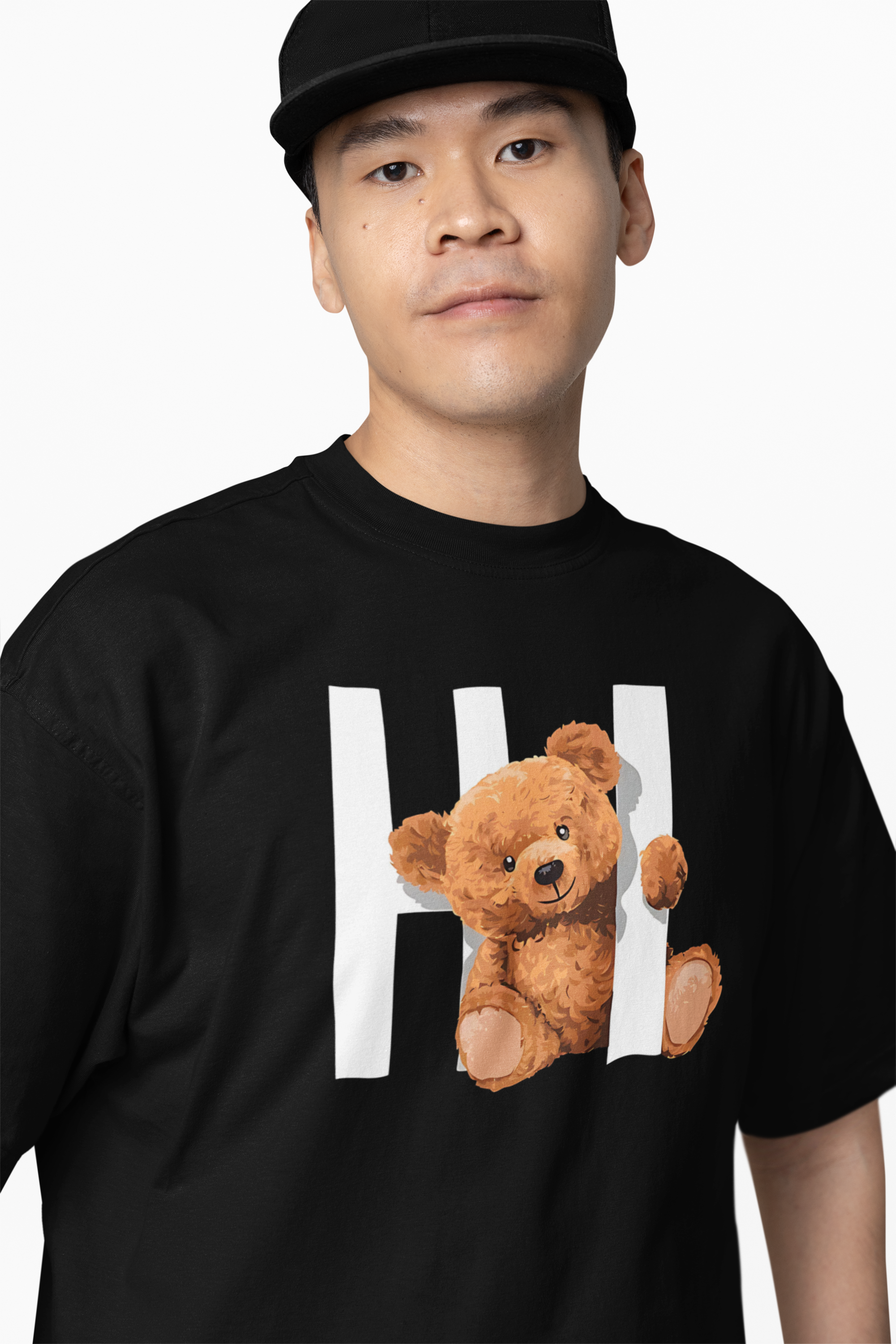 Hi Bear Oversized T-Shirts