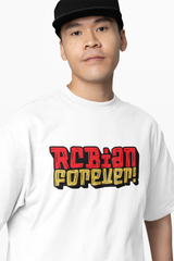 Red & Gold Legacy RCBian Oversized T-Shirts