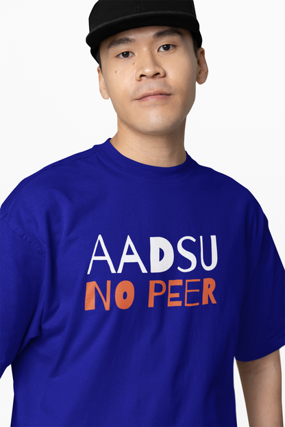 Aadsu No Peer Gujarati Oversized T-Shirt Trendy Style